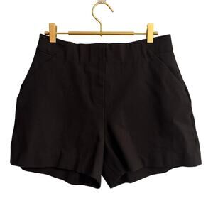 Spanx The Perfect A-Line Shorts Black 4.5" Ponte 20410R Women's Size M